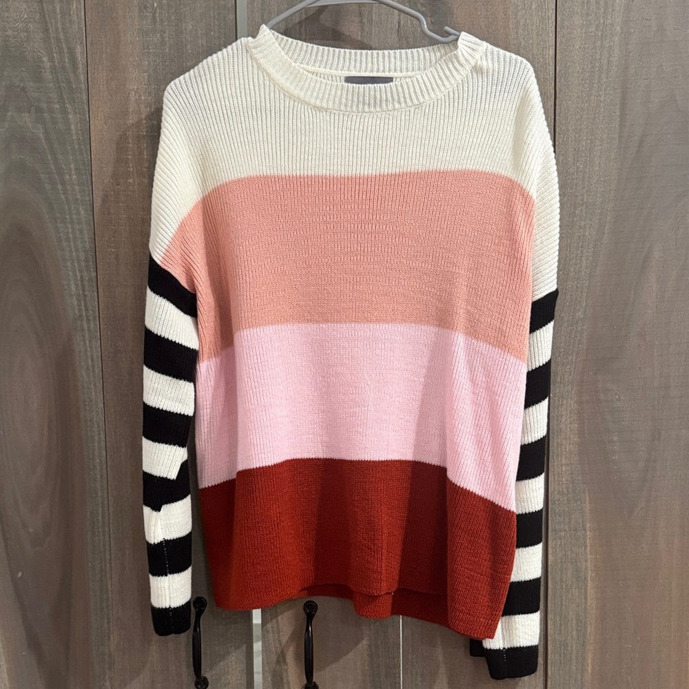 Lizard Thicket | Striped Colorblock Sweater